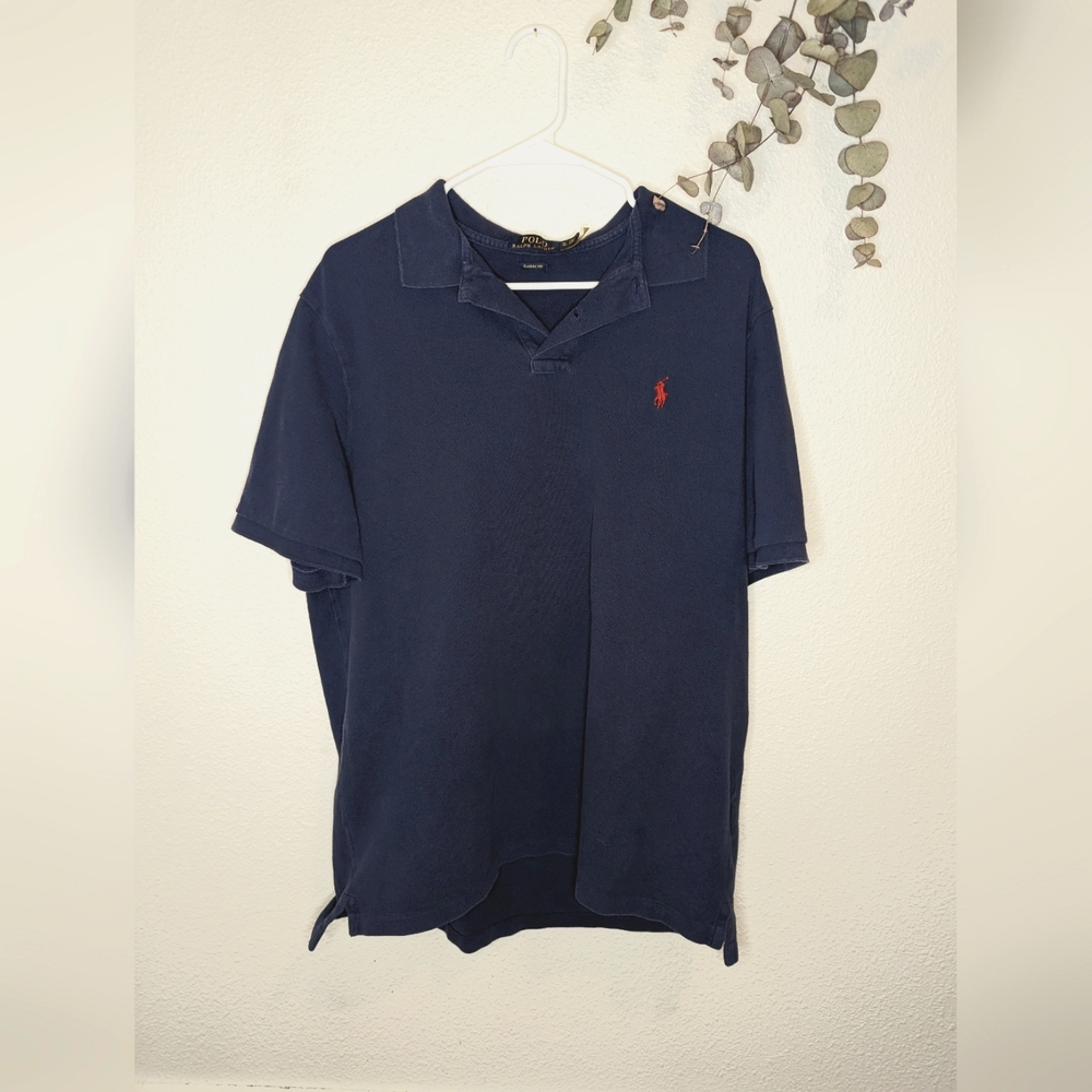 Ralph Lauren Classic Fit Polo Navy Blue